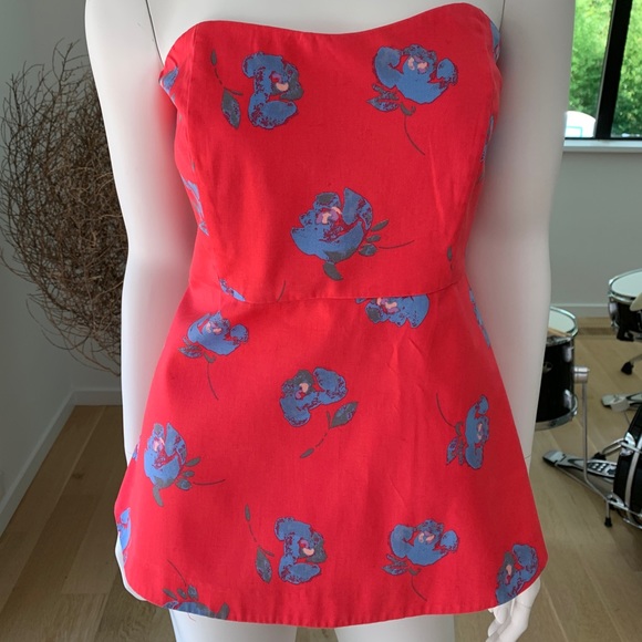 J.Crew Strapless Peplum Top - Picture 1 of 5